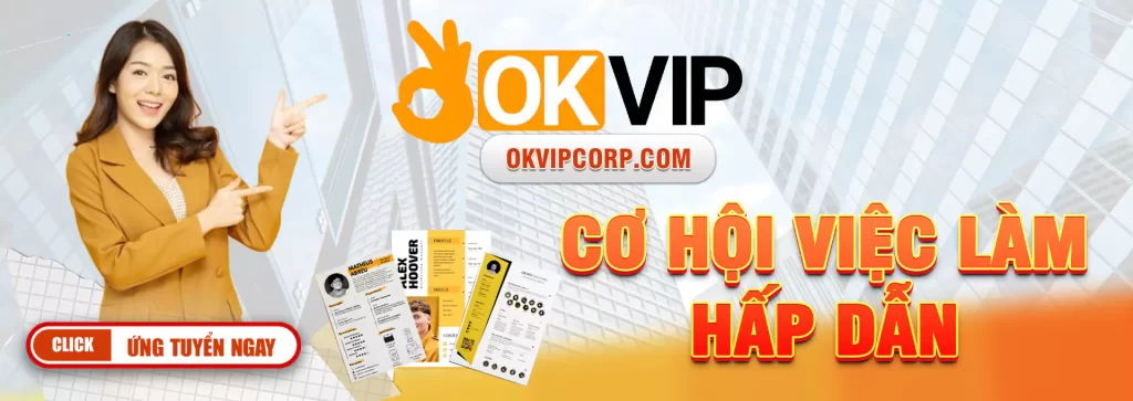 Banner tuyển dụng OKVIP