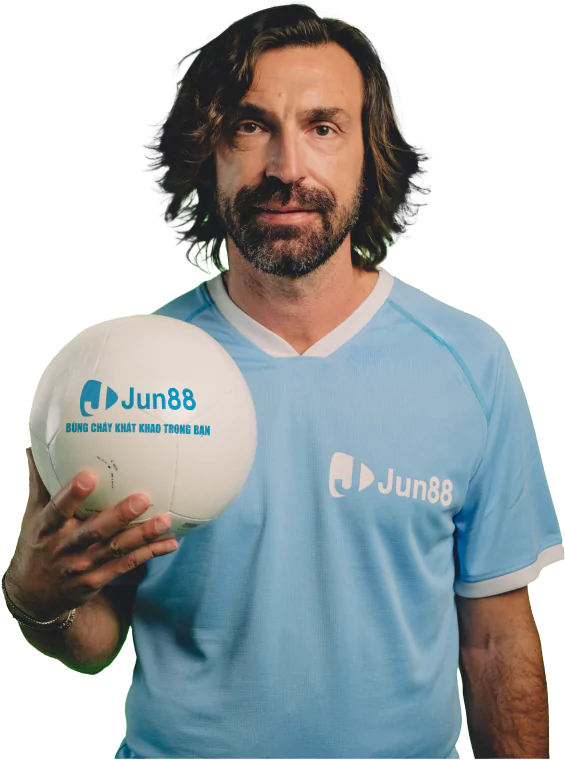 Andrea Pirlo - Đối tác thương hiệu Jun88