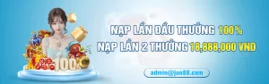 Nạp lần đầu thưởng 100%