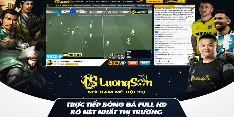 Giới thiệu về Luongson TV - nền tảng xem bóng đá chất lượng cao