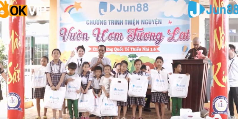 OKVIP & Jun88 THIỆN NGUYỆN - VƯỜN ƯƠM TƯƠNG LAI